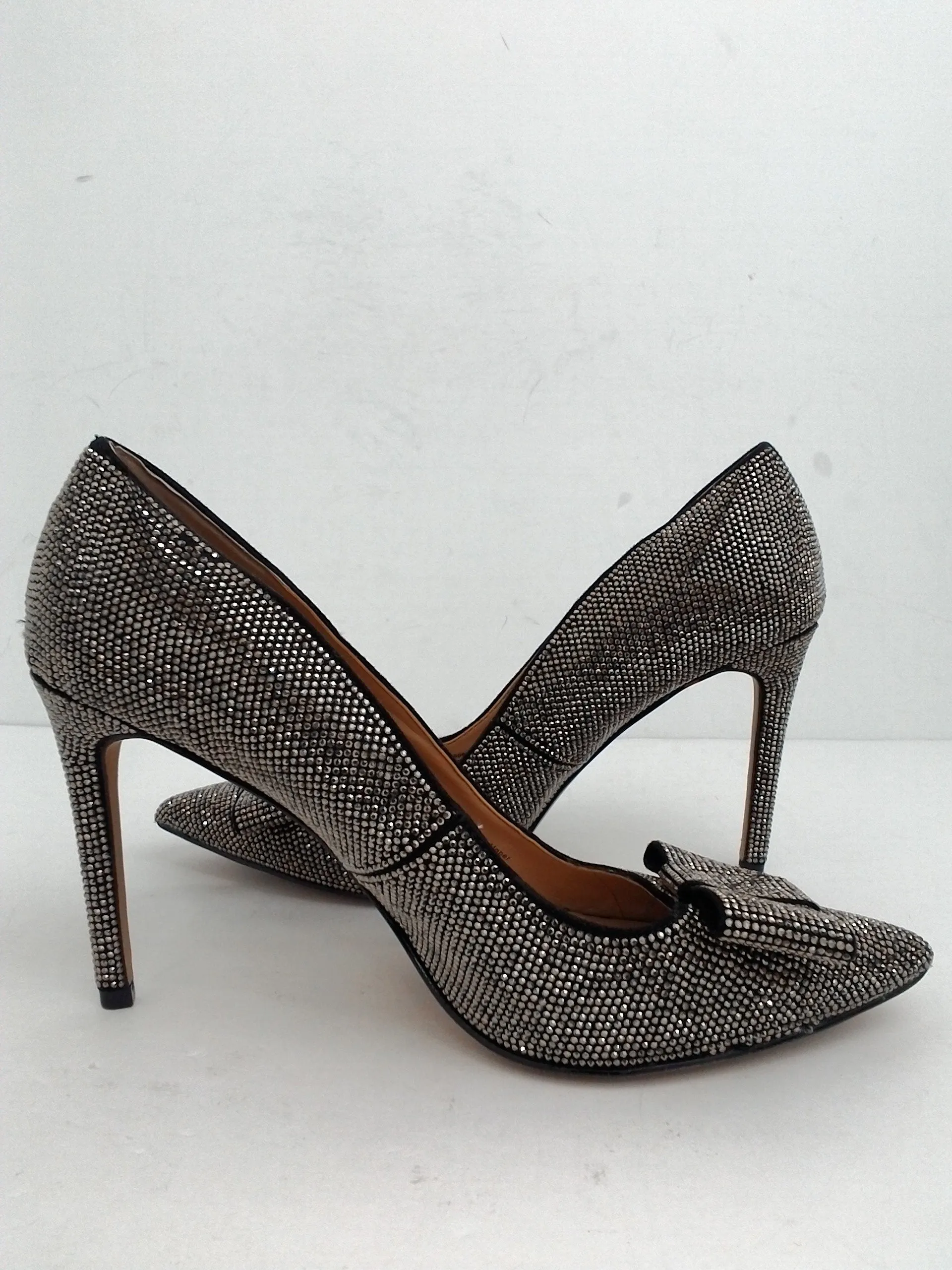 INC International Concepts Women's Kalina Silver Heels Size 10 M