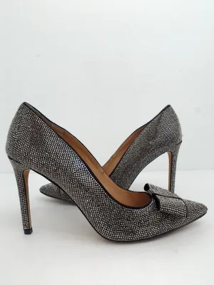 INC International Concepts Women's Kalina Silver Heels Size 10 M