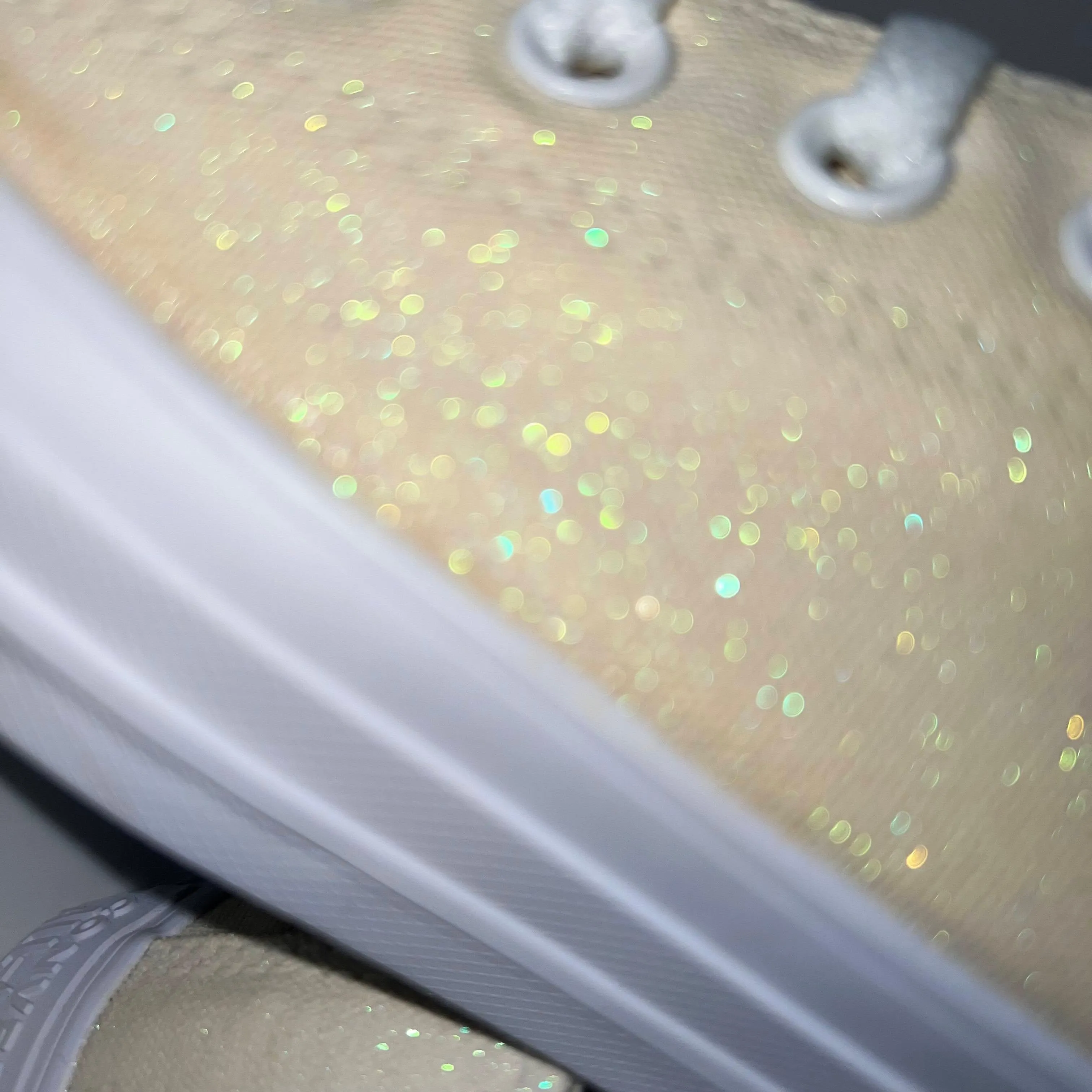 Ivory Glitter Shoes