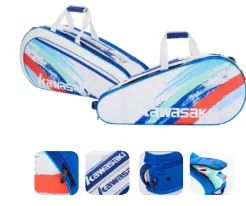 Kawasaki badminton bag KBB-8691-WHITE/BLUE