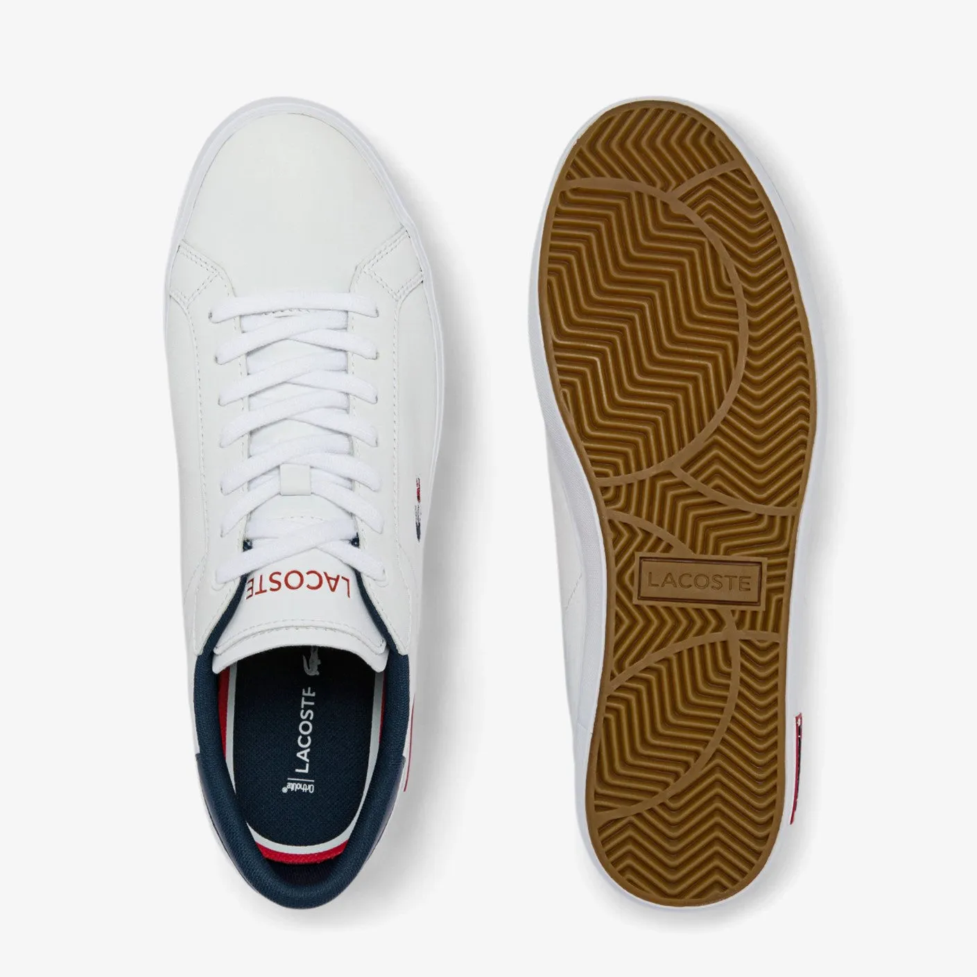 LACOSTE Men's Powercourt Leather Sneakers - Multicolor