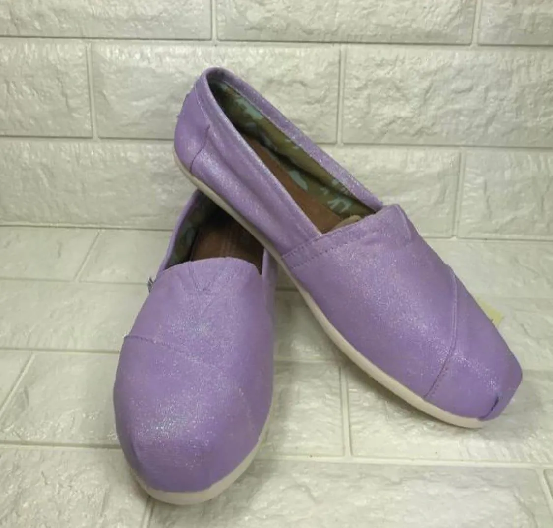 Lavender Glitter Shoes