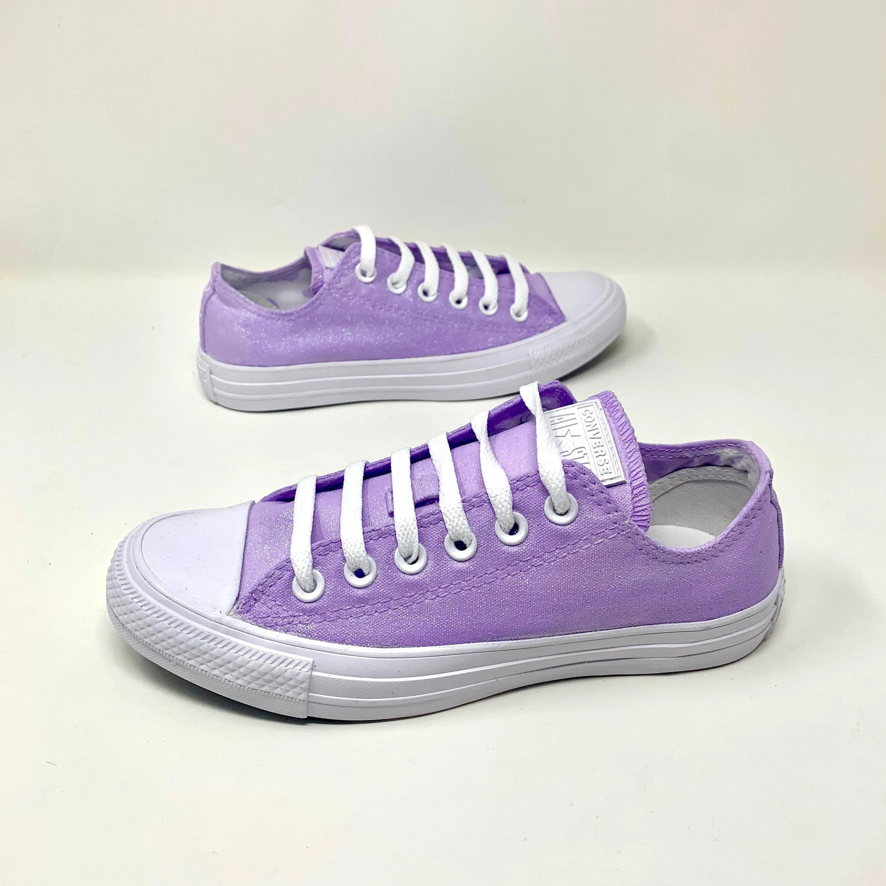 Lavender Glitter Shoes