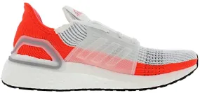 Men's Adidas Ultraboost 19, Raw White/Active Orange, 12.5 D Medium