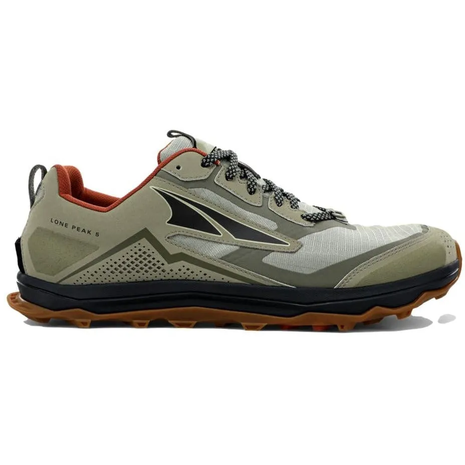 Men's Altra Lone Peak 5, Khaki, 10 D Medium