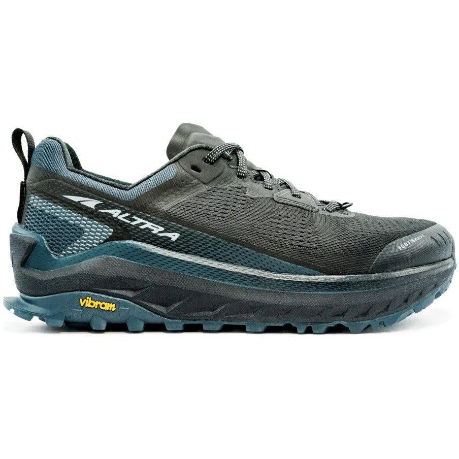 Men's Altra Olympus 4, Black/Steel, 12.5 D Medium