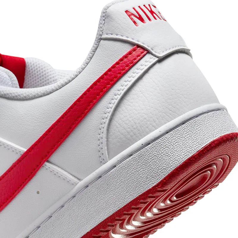 Men's Court Vision Low Next Nature White/University Red