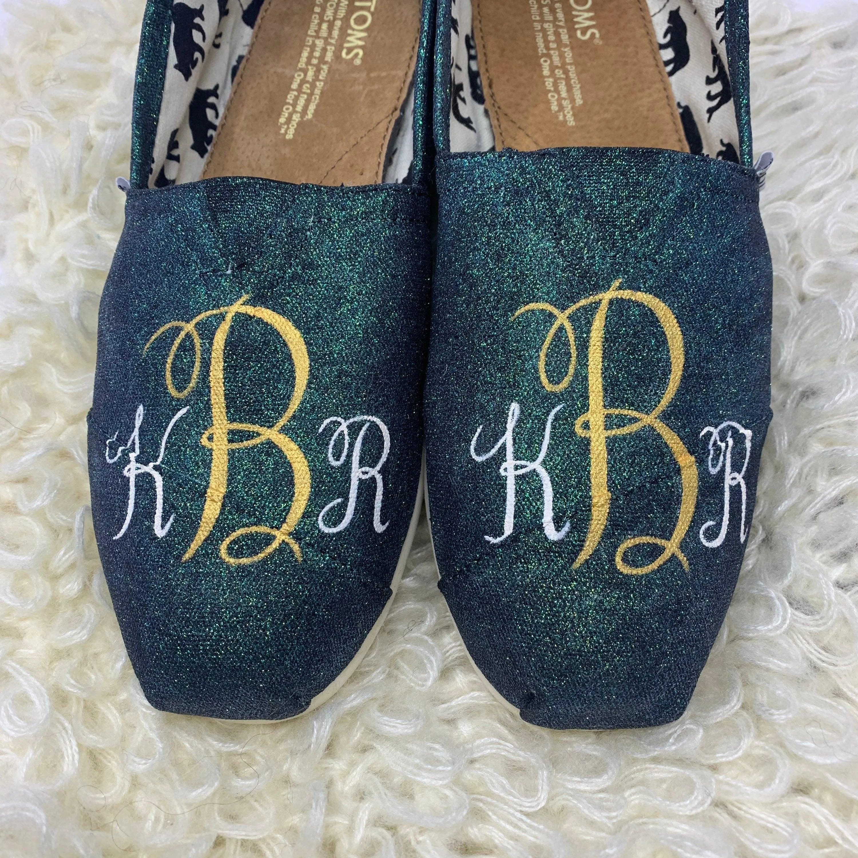 Monogram Shoes with Custom Colors