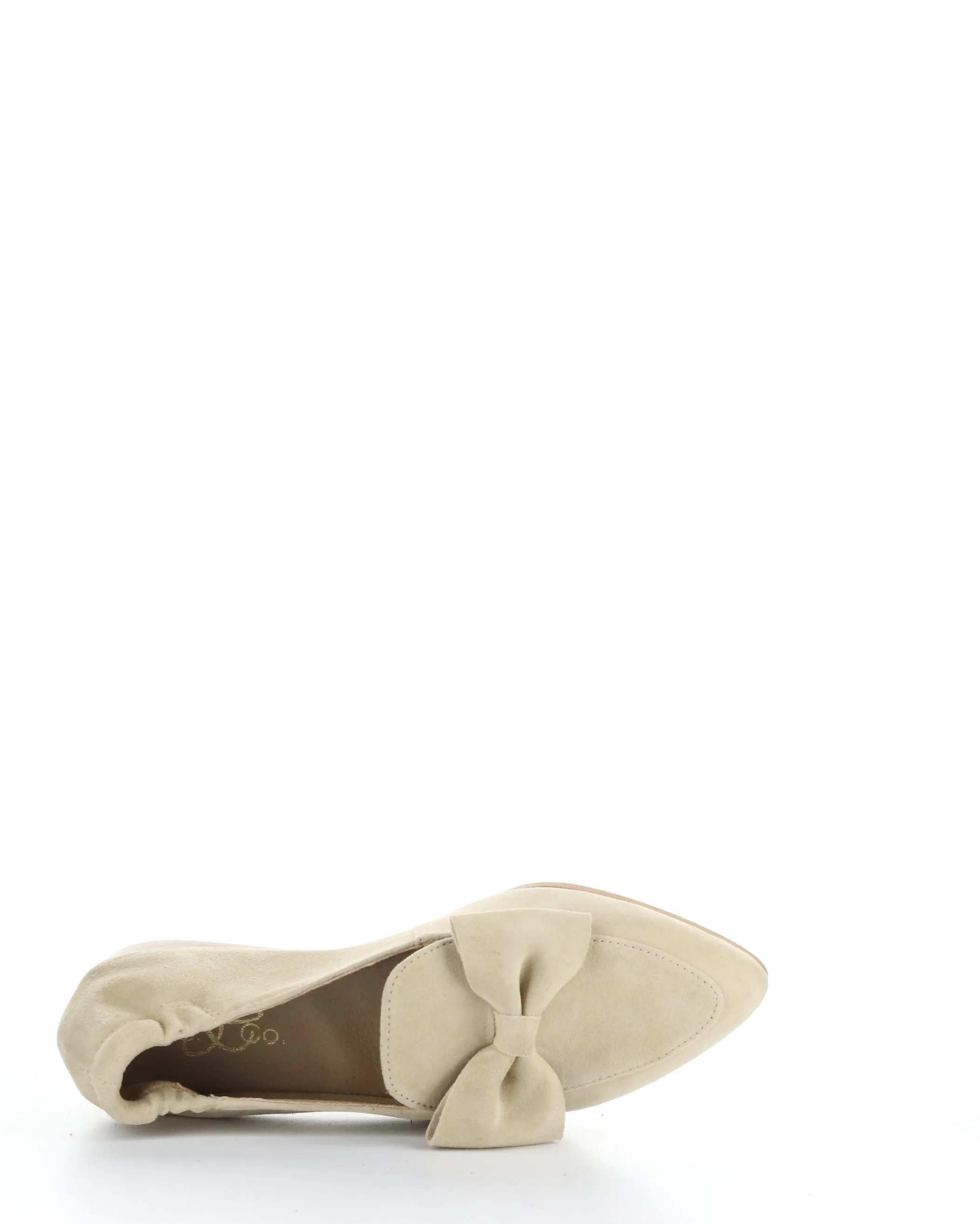 NICOLE Beige Elasticated Shoes