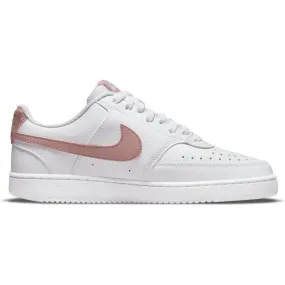 NIKE WOMEN'S COURT VISION LOW NEXT NATURE WHITE/PINK SHOE