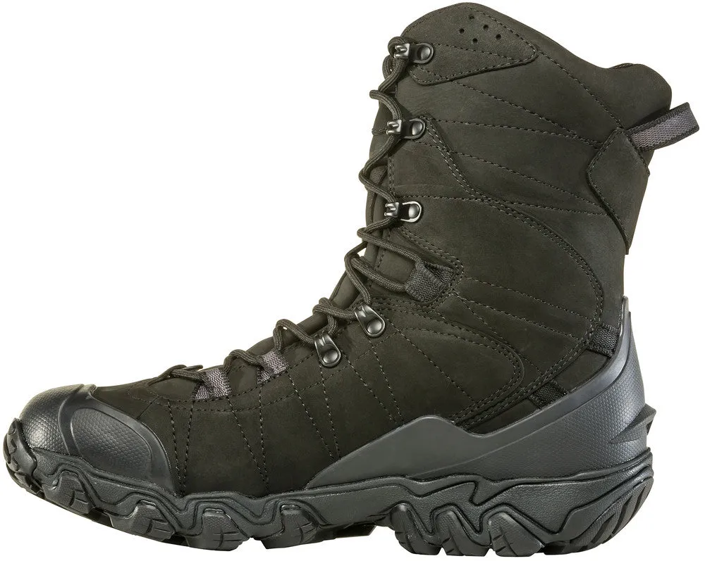 'Oboz' Men's 10" Bridger 400GR WP Boot - Black (Wide)