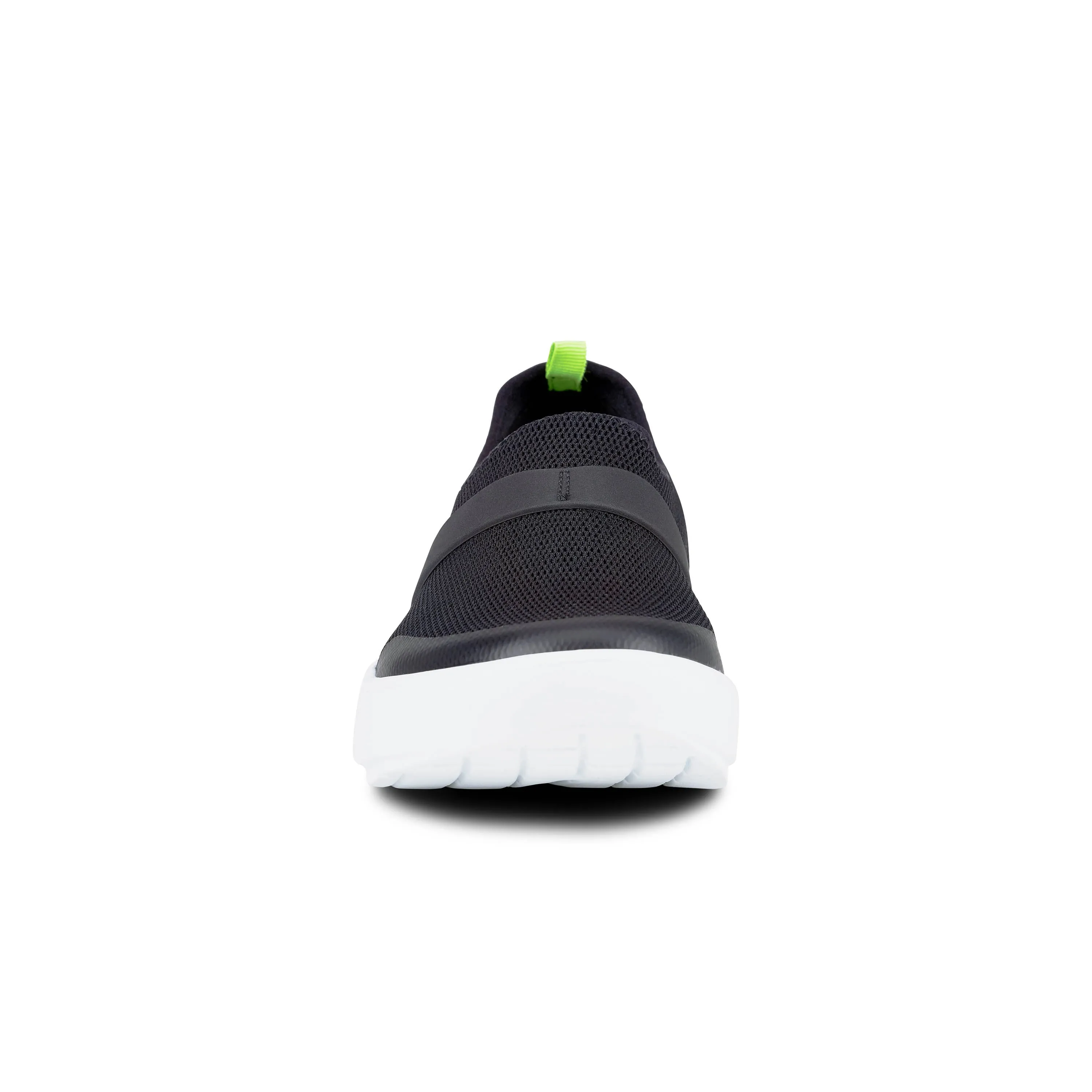 'OOFOS' Women's OOmg Fibre Low Slip On - White / Black