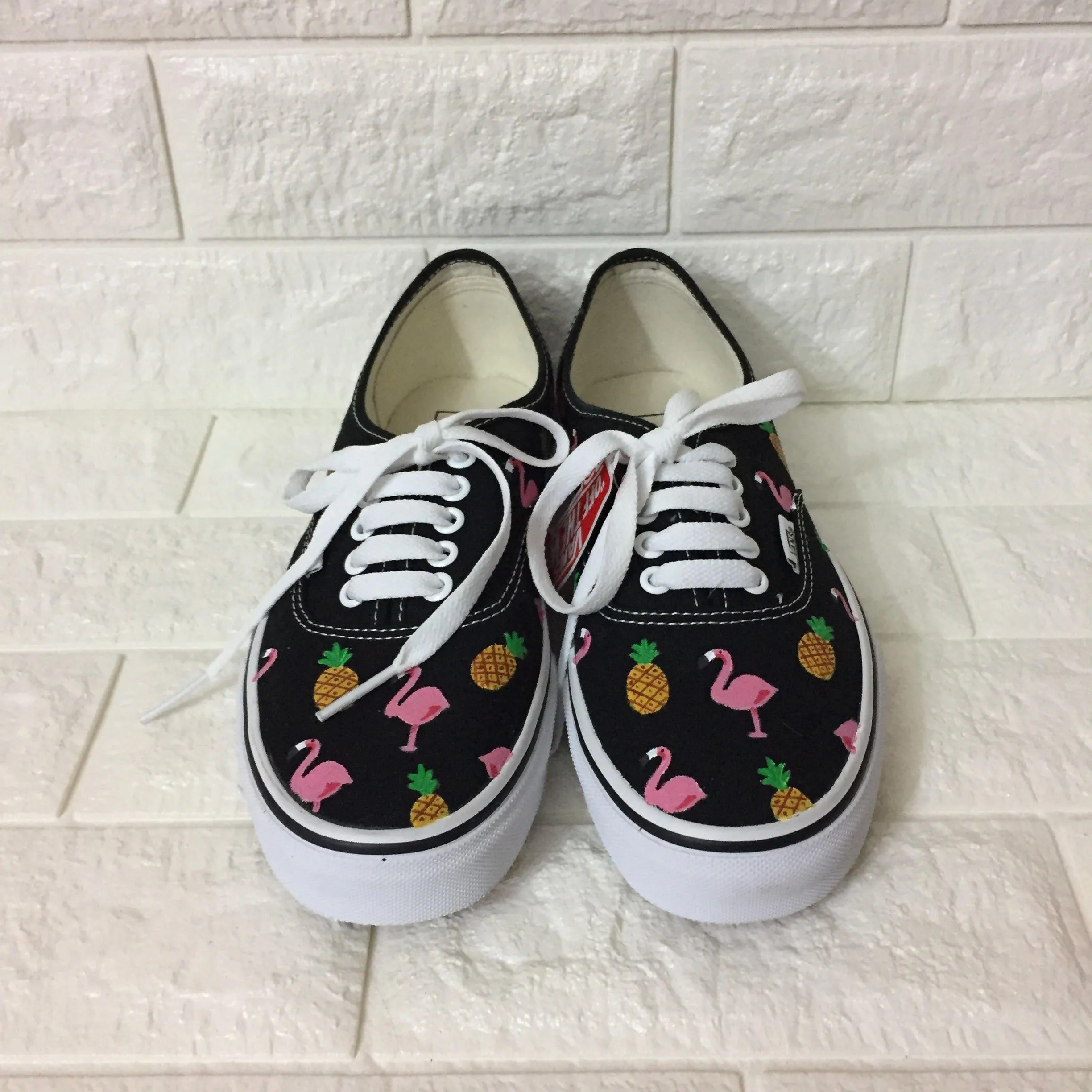 Pineapple & Flamingo Pattern Shoes