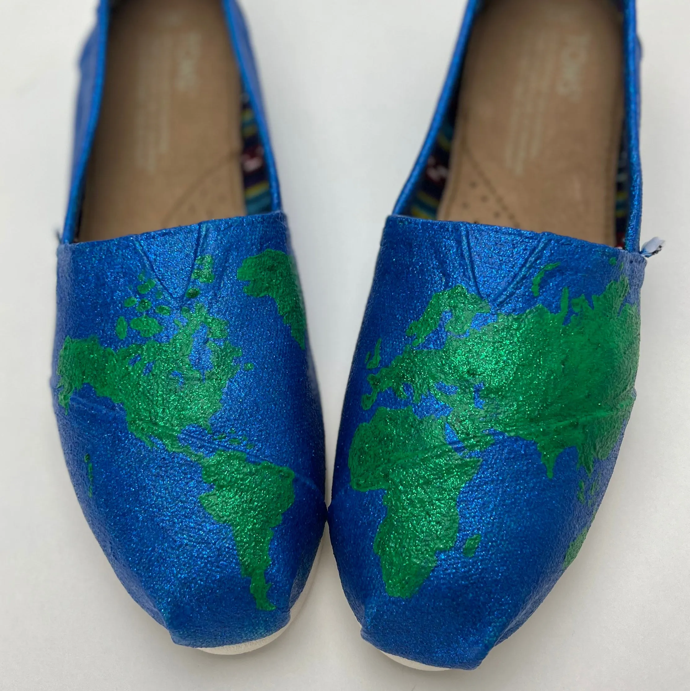 Planet Earth Glitter Shoes