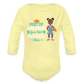 Professional Basketball Organic Long Sleeve Baby Bodysuit