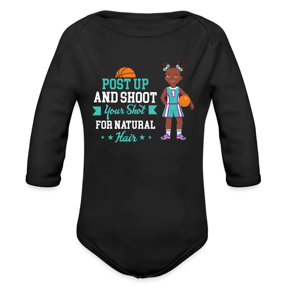 Professional Basketball Organic Long Sleeve Baby Bodysuit