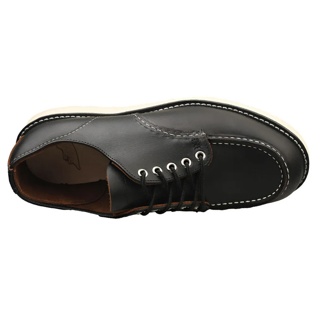 Shop Moc Oxford Full Grain Leather Shoes Smart Moccasin Mens