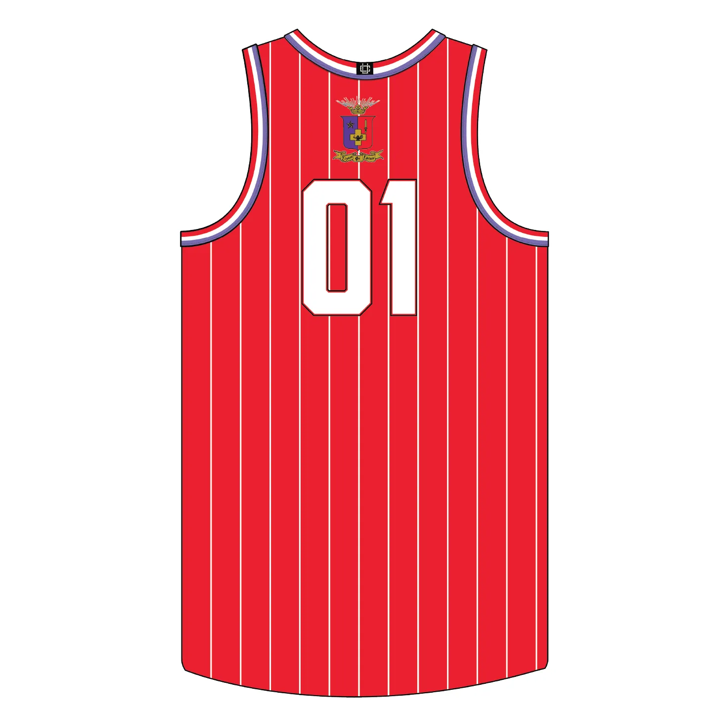 SigEp Summer Basketball Jersey in Red