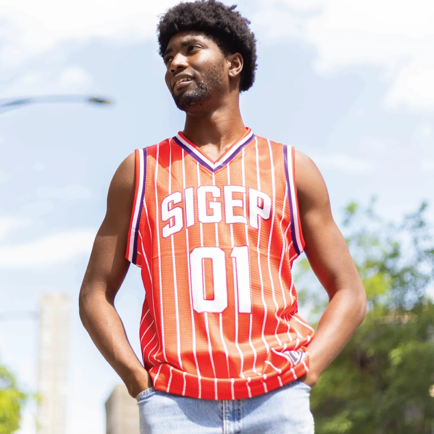 SigEp Summer Basketball Jersey in Red