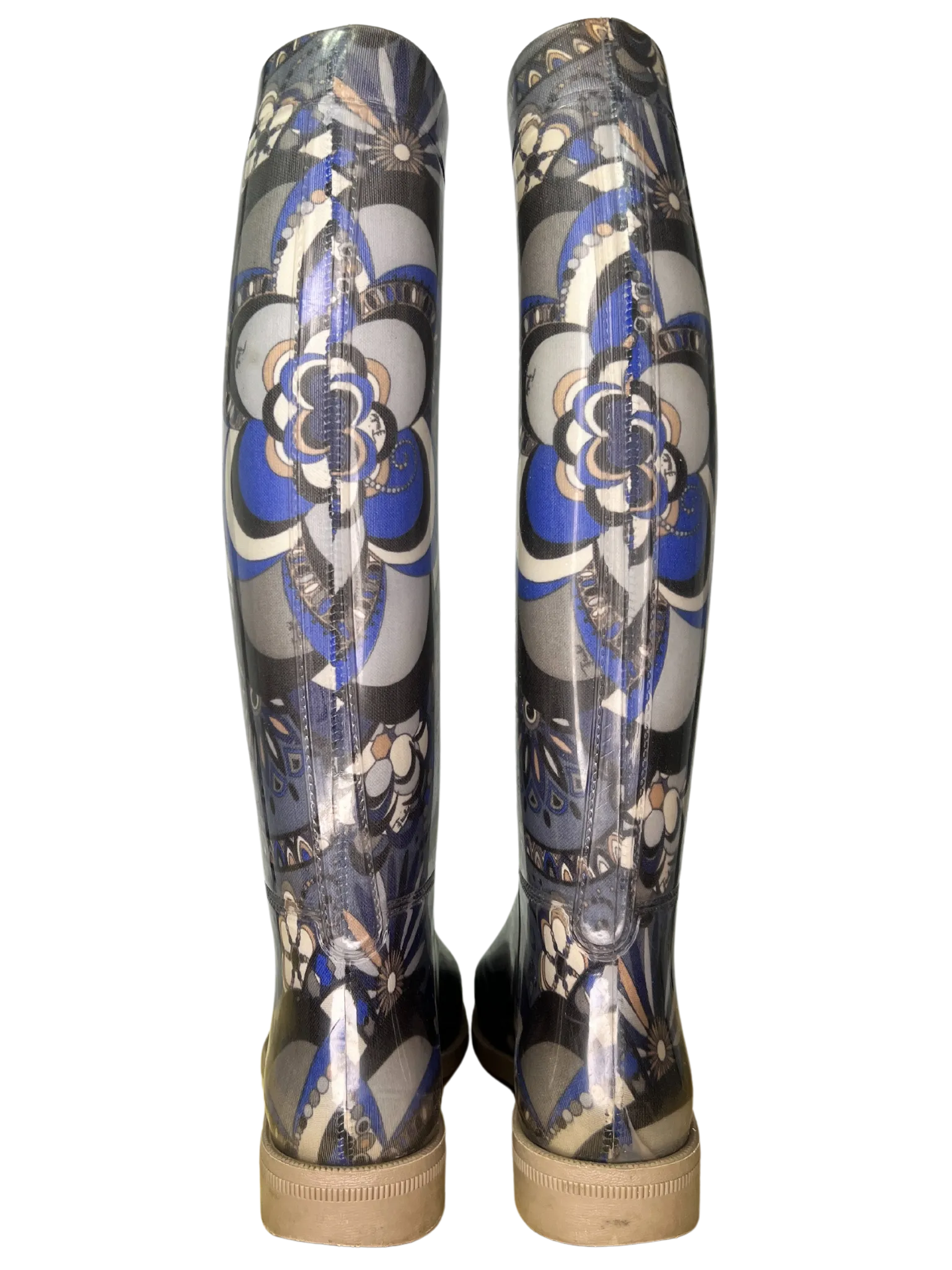 Size 40 - Emilio Pucci Blue Patterned Boots