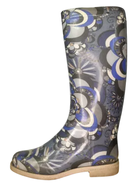 Size 40 - Emilio Pucci Blue Patterned Boots