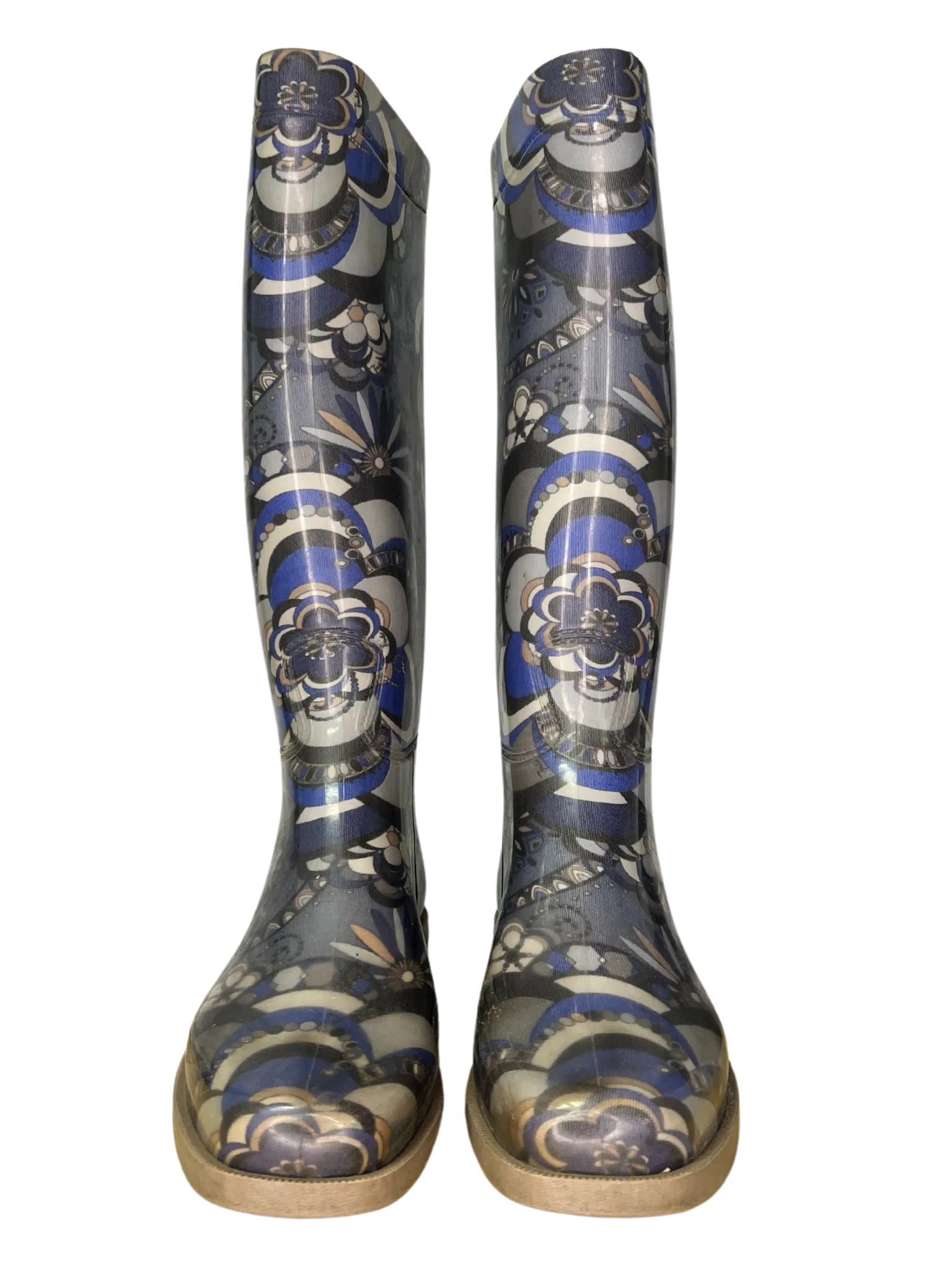 Size 40 - Emilio Pucci Blue Patterned Boots