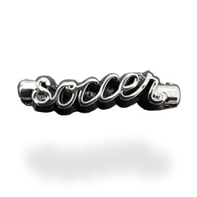 Soccer Text Charm