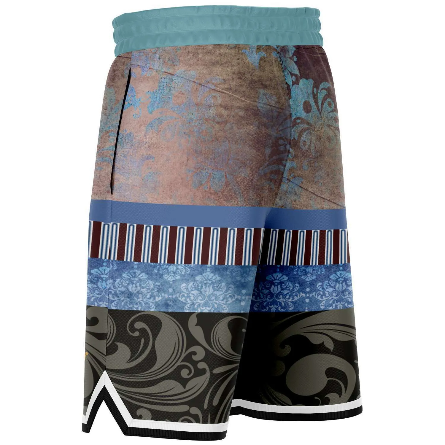 Steampunk Warrior Unisex Basketball Shorts