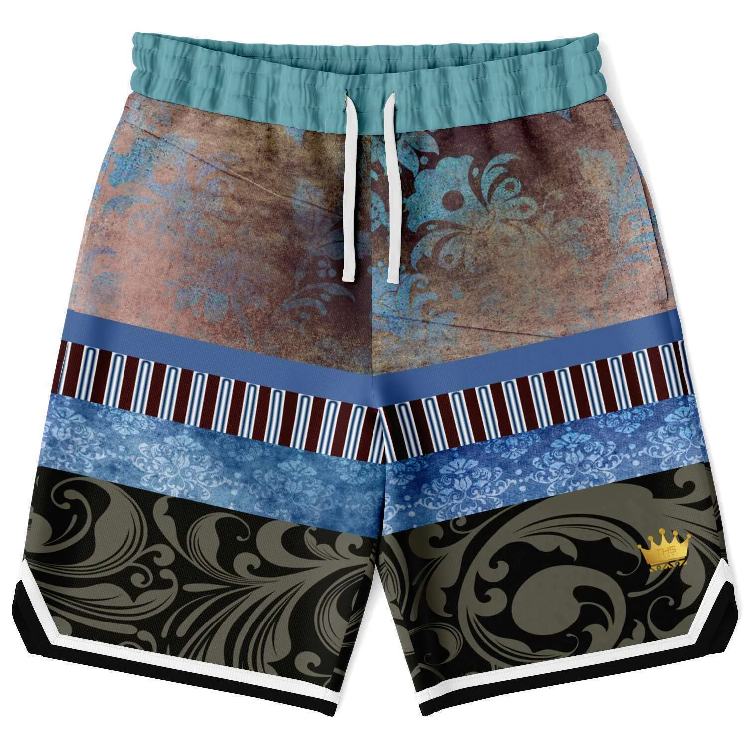 Steampunk Warrior Unisex Basketball Shorts