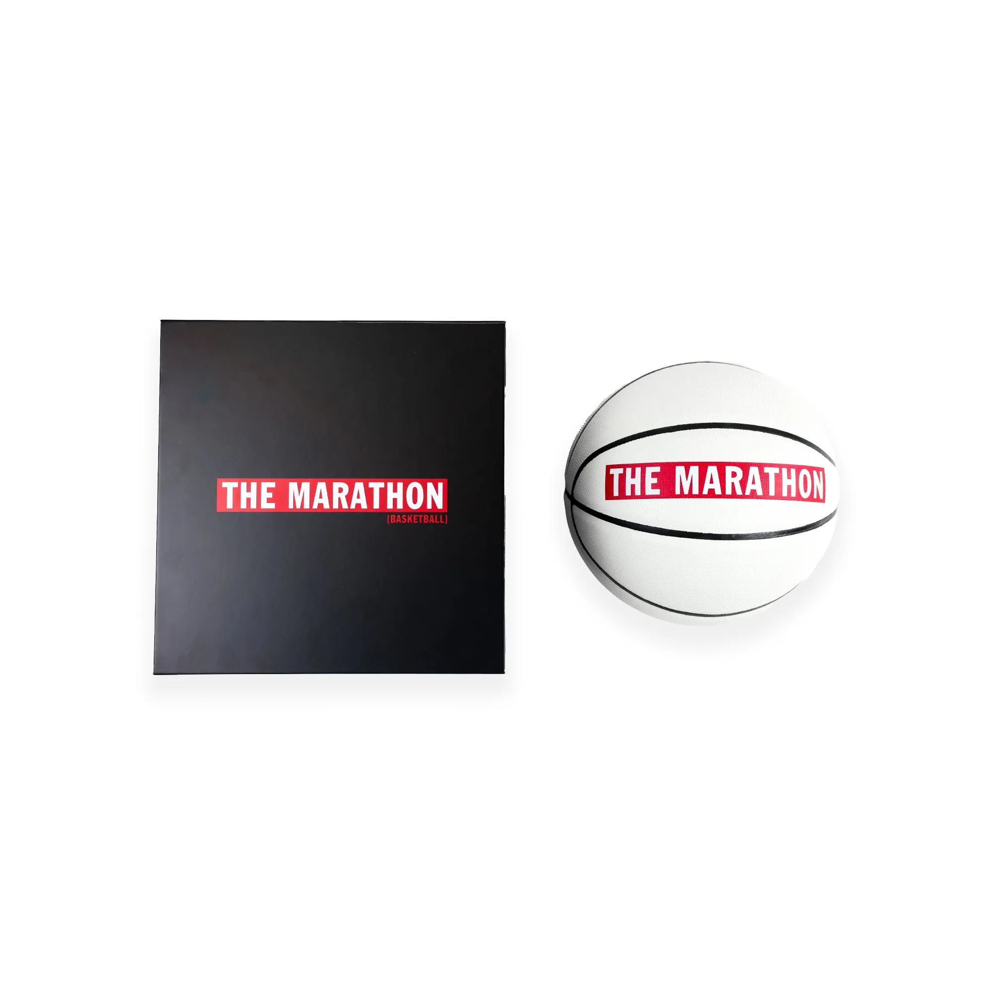 The Marathon Basketball - Marathon Bar (White)