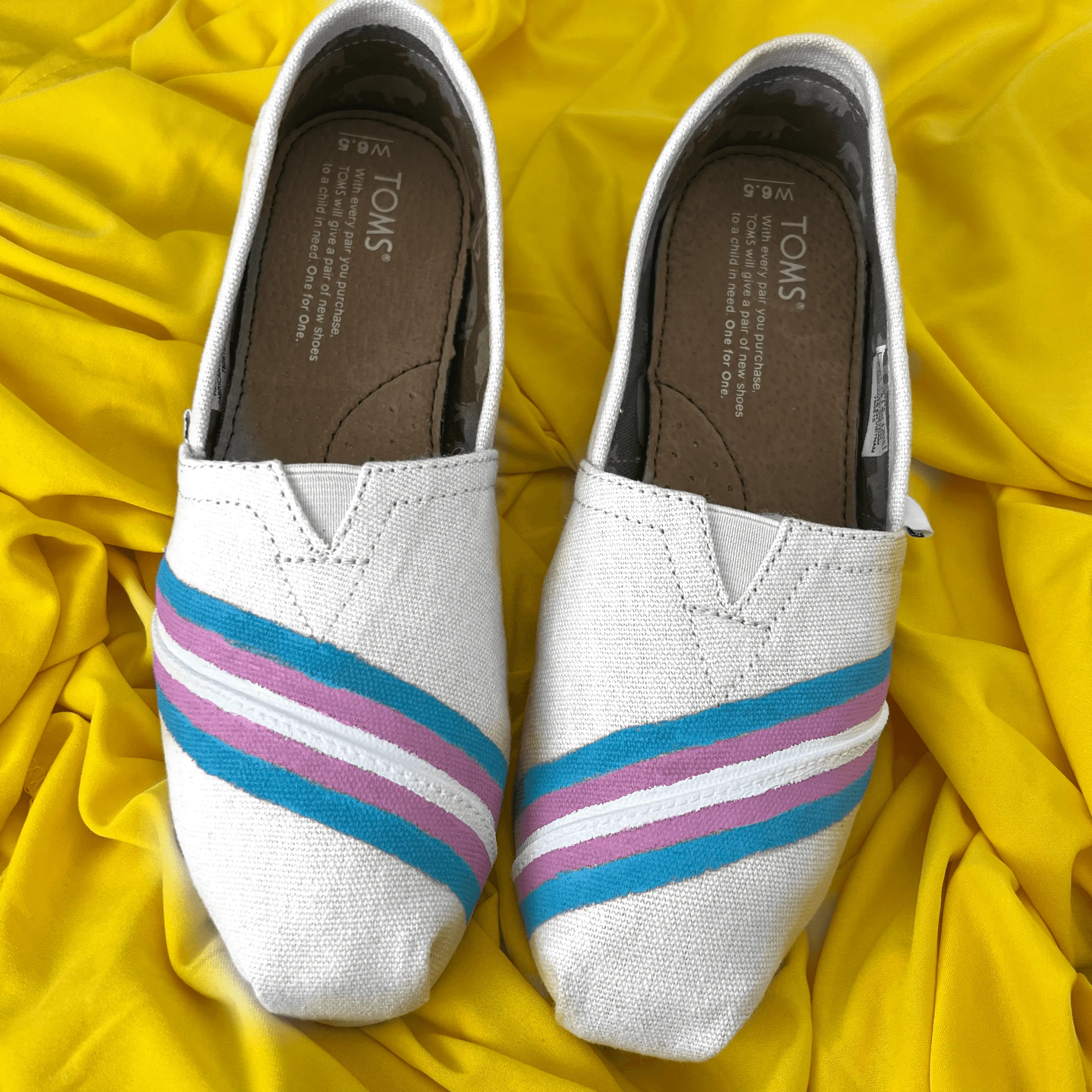 Transgender Pride Shoes