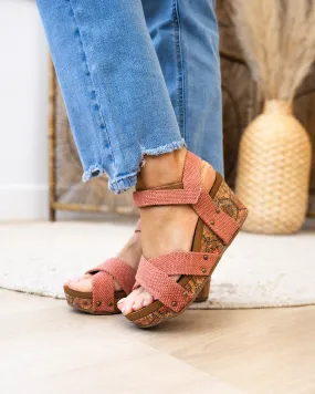 Very G Shirley Wedge Sandals - Rust