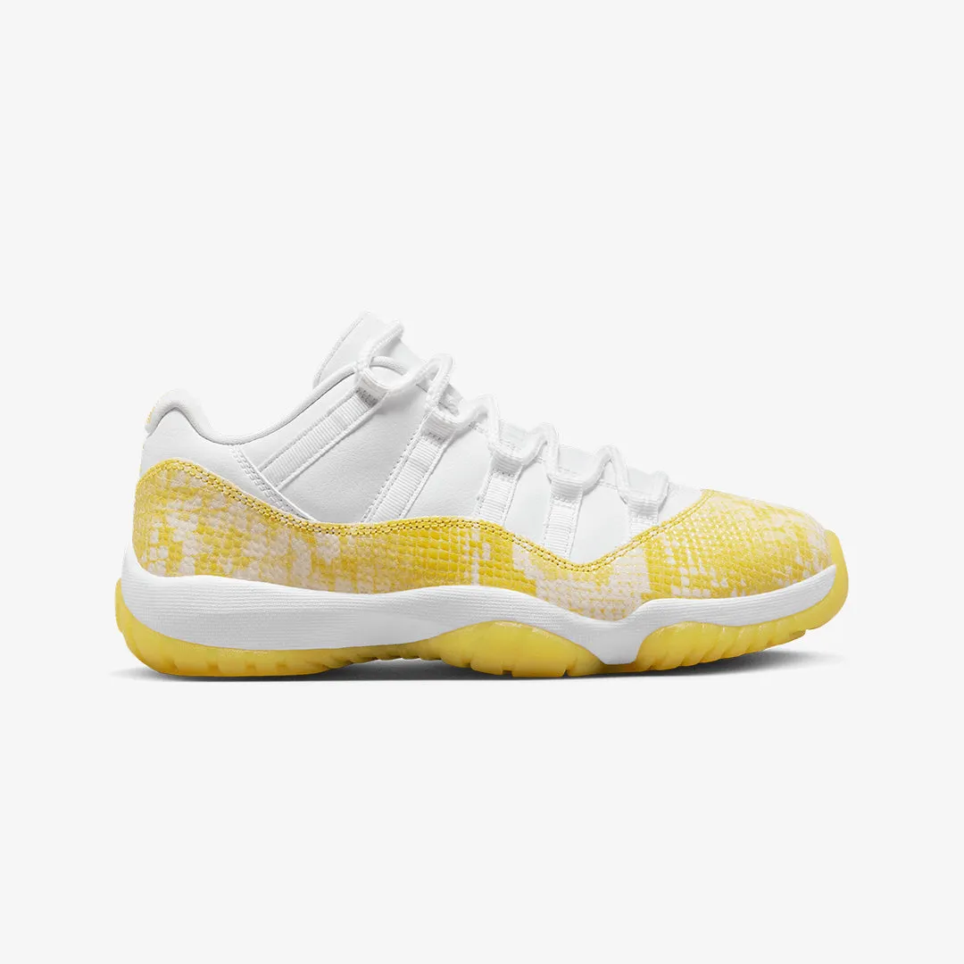 WMN'S AIR JORDAN 11 RETRO LOW 'WHITE/TOUR YELLOW-WHITE'