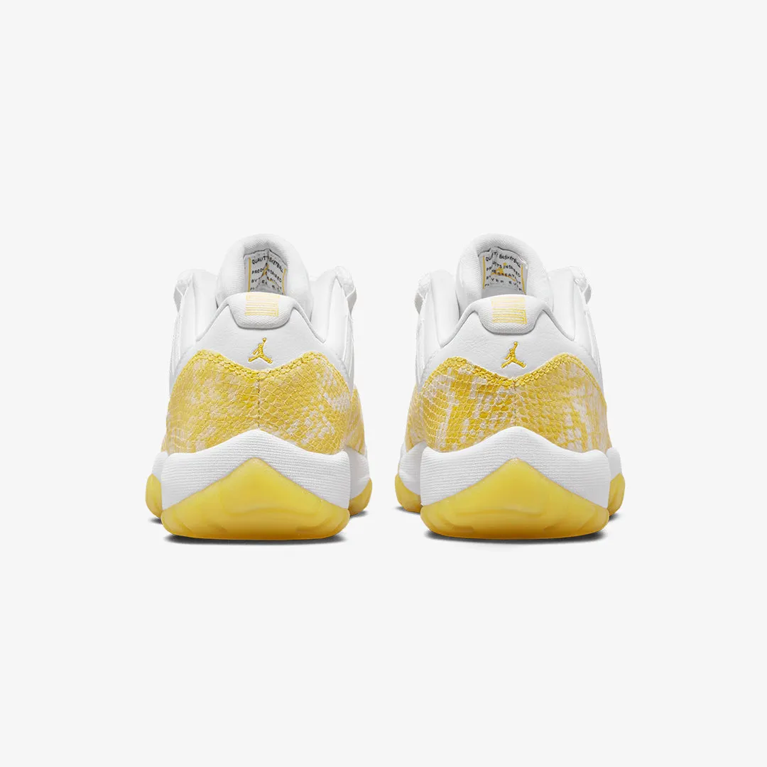 WMN'S AIR JORDAN 11 RETRO LOW 'WHITE/TOUR YELLOW-WHITE'