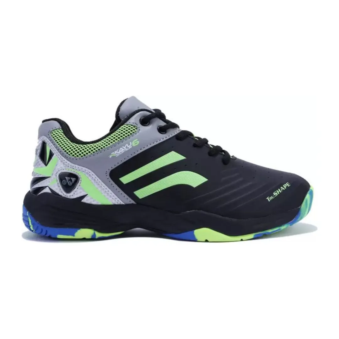 Yonex Akayu Super 6 Black/Lime Badminton Shoes for Enhanced Performance and Comfort